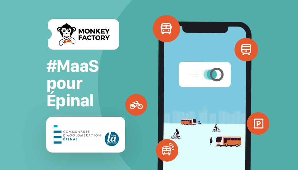 #MaaS : l’Agglomération d’Épinal choisit Monkey Factory pour son projet innovant de mobilité servicielle